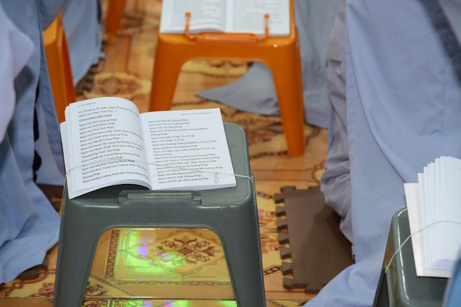 Repentant Ceremony at Minh Chat  ashram in Can Tho